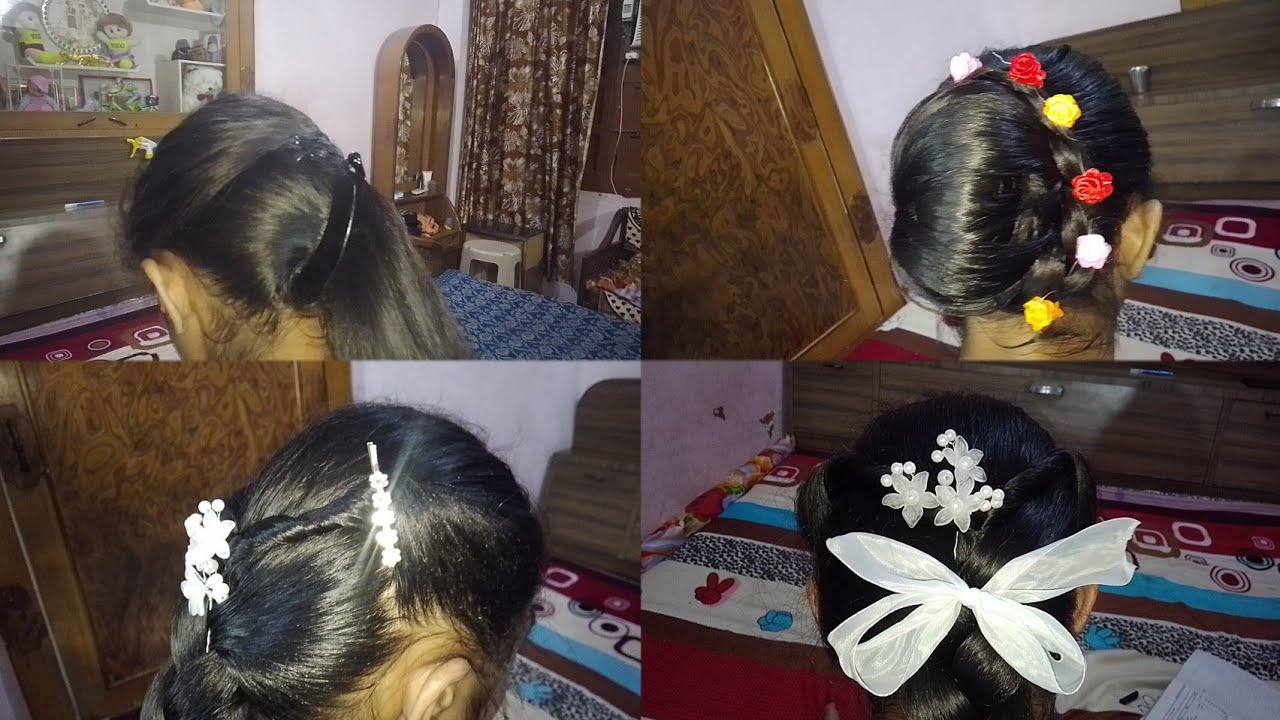 do you like this hairstyle||simple and easy hairstyle @satbirskitchenandvlogs7569