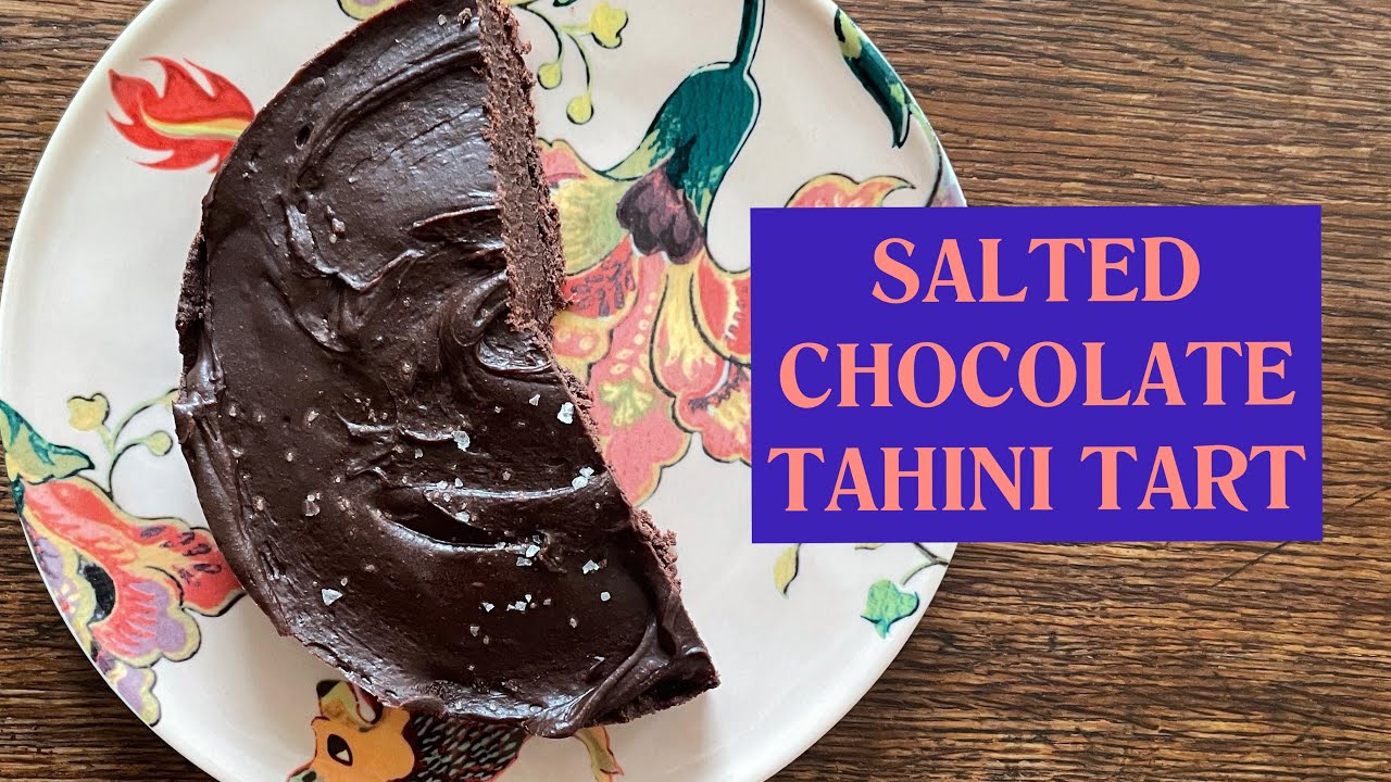 Chocolate Tahini Tart by Alison Roman