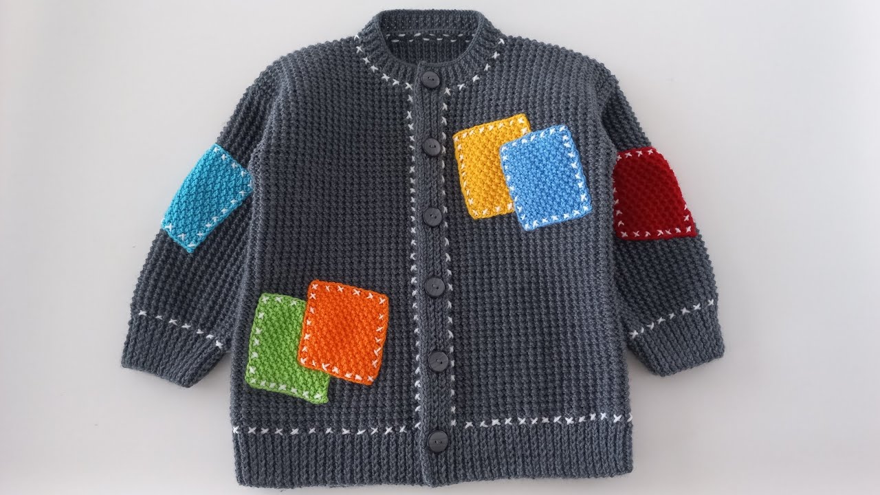 Yamalı Bebek Hırkası Yapımı #havvanurhashalıcı #crochet 