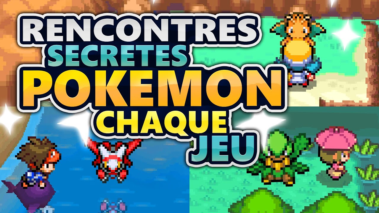 Les RENCONTRES SECRÈTES dans les JEUX POKEMON
