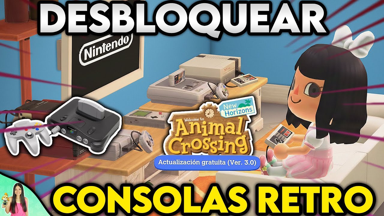 Cómo Conseguir las CONSOLAS RETRO en Animal Crossing New Horizons 3.0