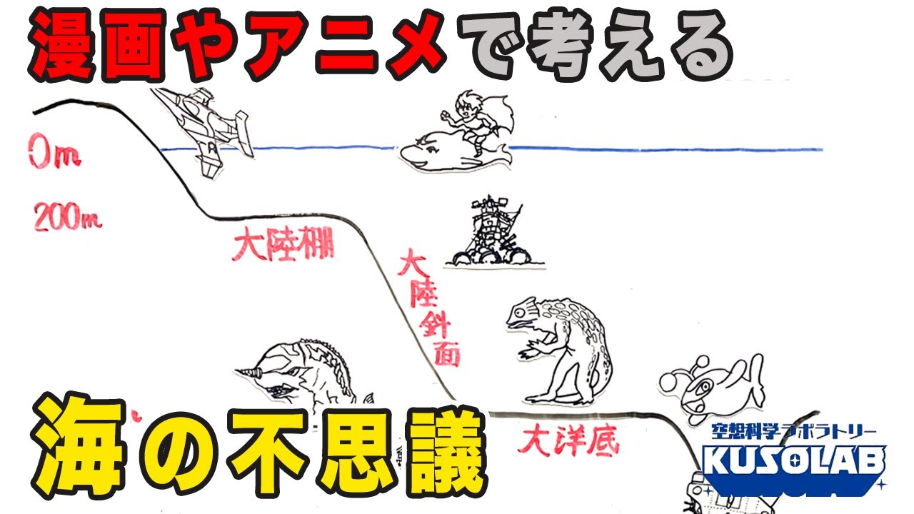 漫画やアニメで考える、海の不思議を大検証