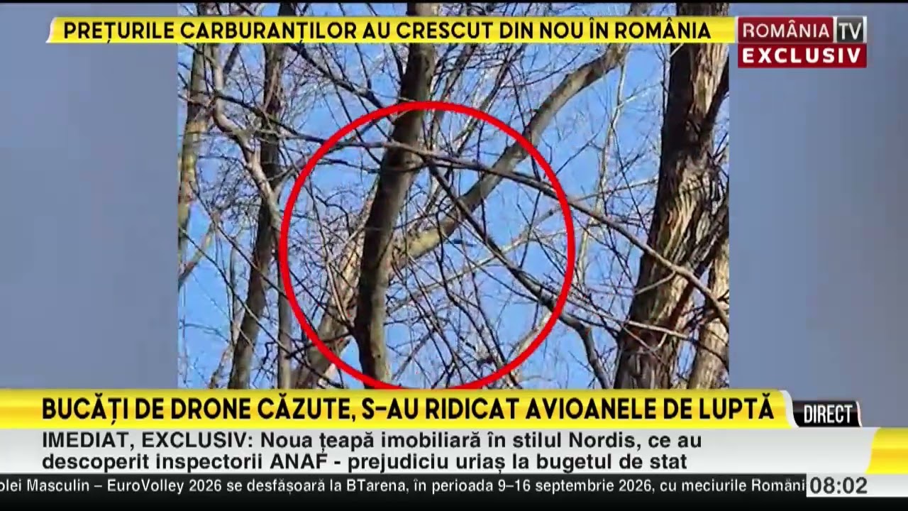Avioane F 16 ridicate de la sol şi mesaj RO-Alert trimis locuitorilor din Tulcea după un nou atac