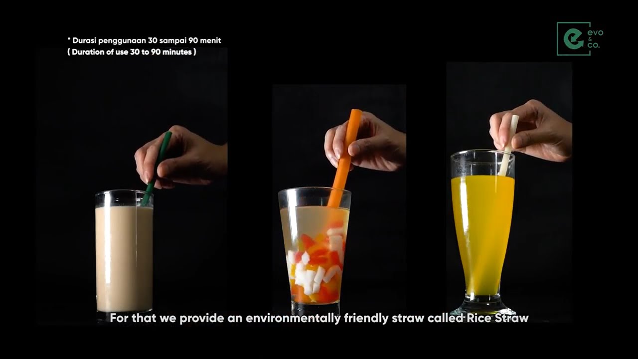 Edible Rice Straw by Evo & Co.