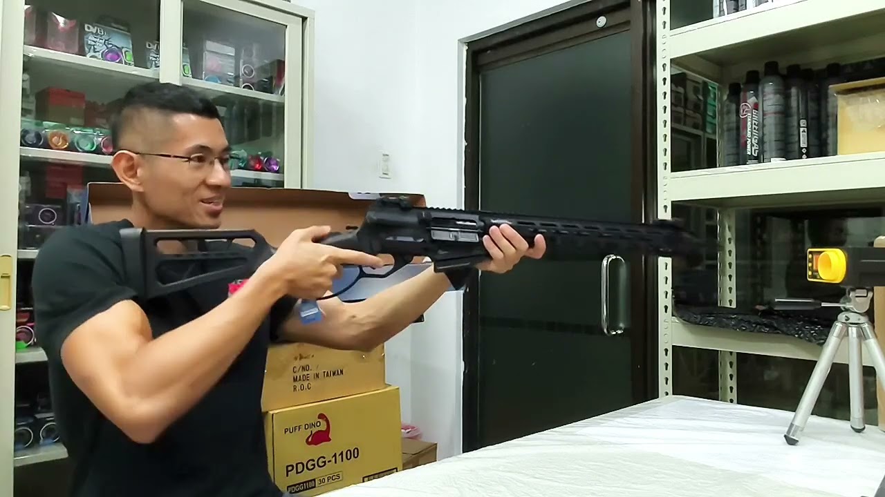 Testing a G&G LevAR15 Lever Action Airsoft Rifle