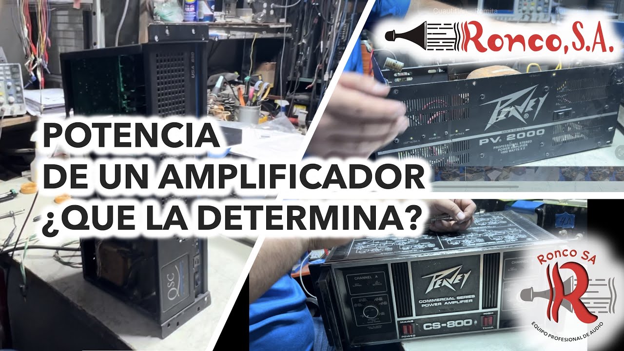POTENCIA DE UN AMPLIFICADOR. ¿QUÉ LA DETERMINA?