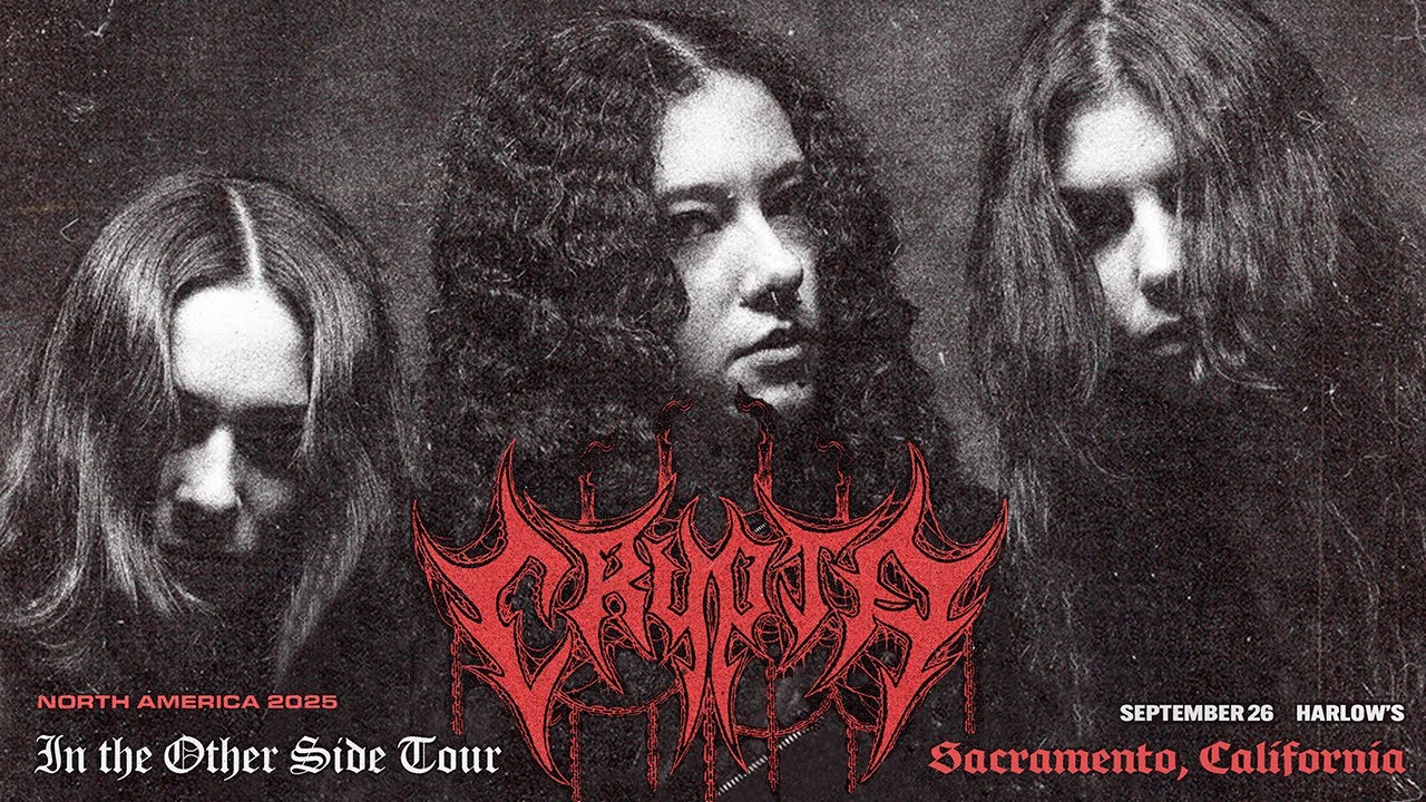 CRYPTA Live in Sacramento – Brutal Brazilian Death Metal at Harlow's! (Sept 26, 2025)