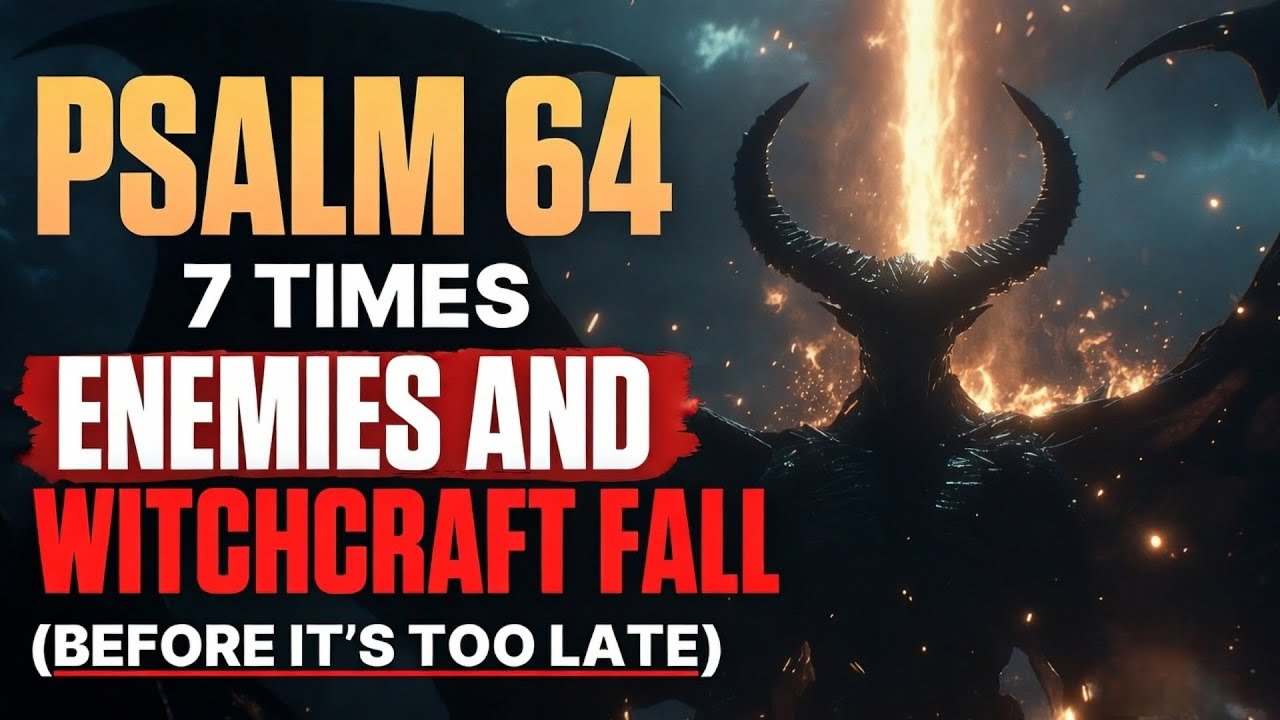 🔥 Psalm 64 (7X) — God EXPOSES Your Hidden Enemies Today! Every Curse & Envy DESTROYED Immediately