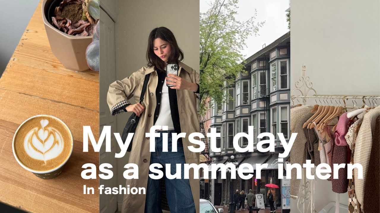 My first day as a summer fashion intern