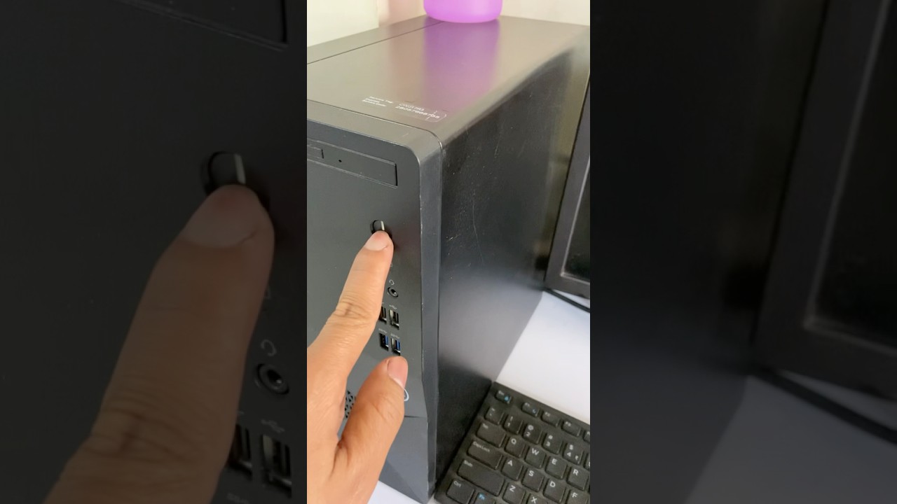 How to turn on desktop. #windows #dell