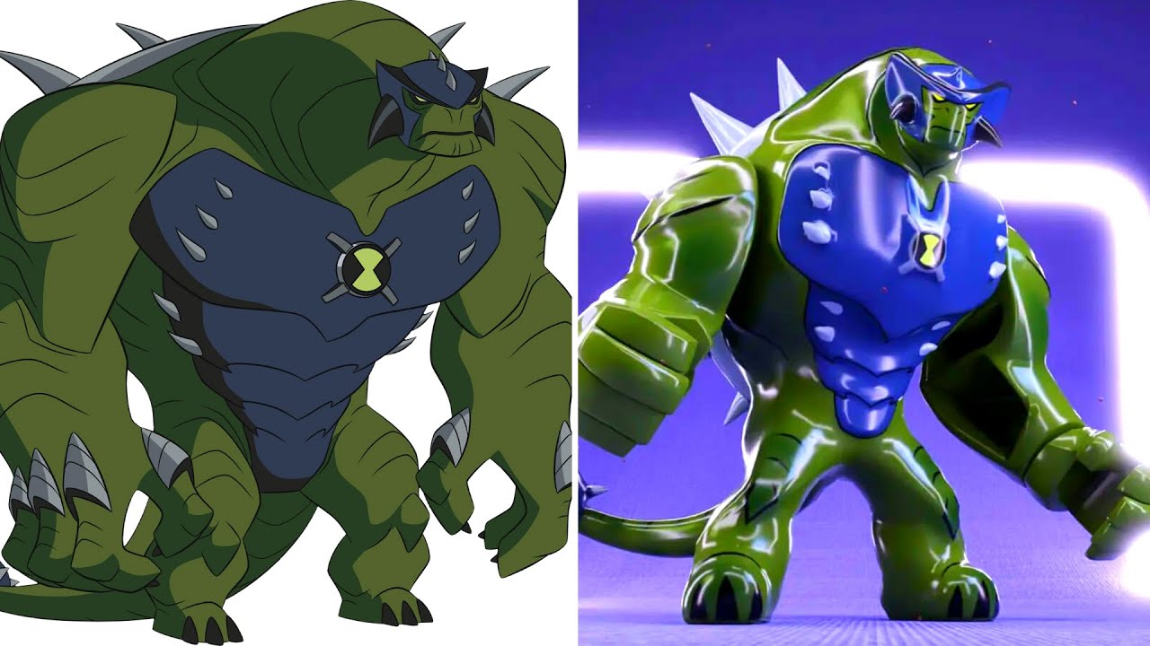 BEN 10 CHARACTERS AS LEGO AND CHIBI VERSIONS