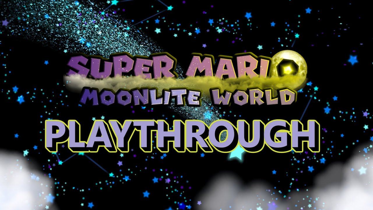 Super Mario Moonlite World (Playthrough)