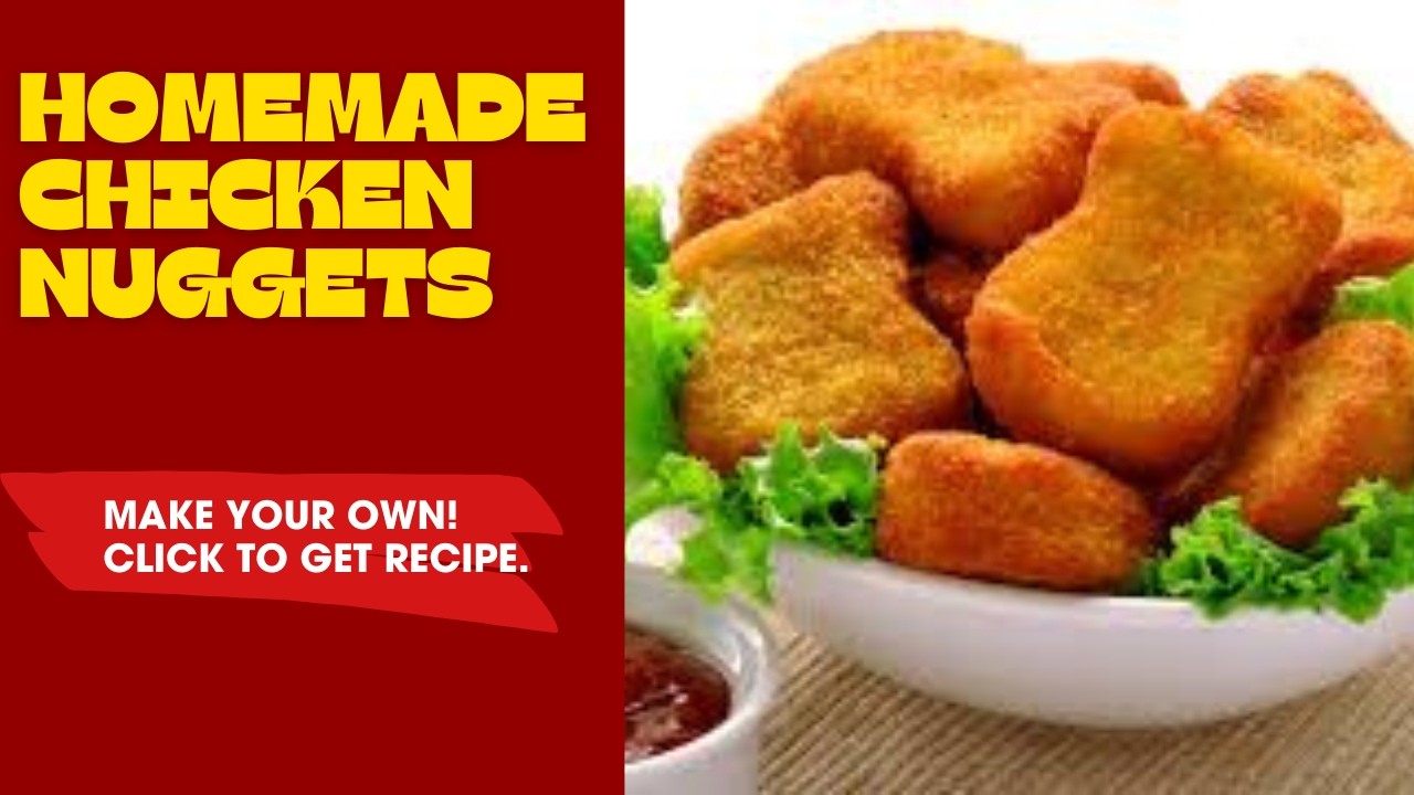 Homemade Chicken Nuggets Recipe | Crispy & Juicy Chicken Nuggets at Home | Kids Favorite Snack