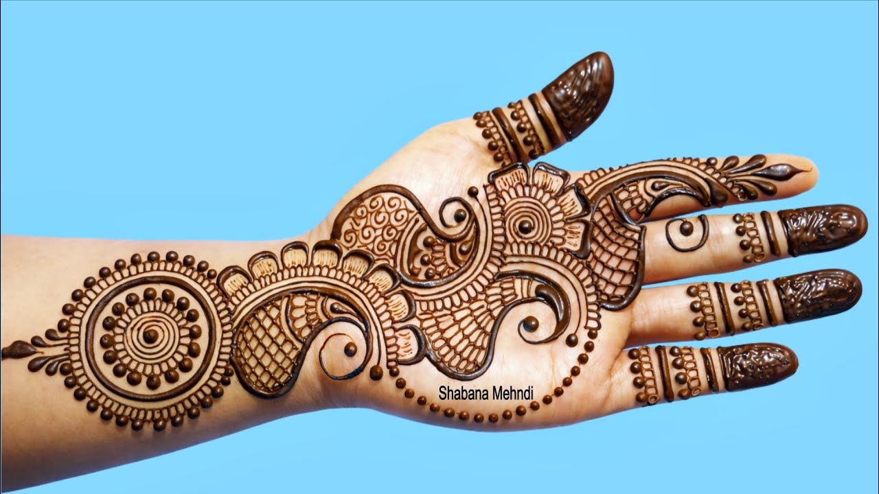 Latest Stylish Front hand Mehndi design | Simple Mehandi design | Mehandi ka design | Mehndi designs