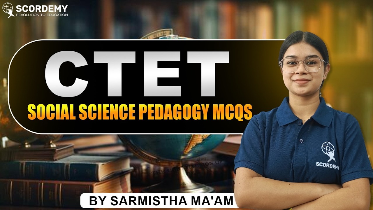 CTET Social Science Pedagogy MCQs | Most Expected Questions 2026 | Sarmistha Ma&rsquo;am