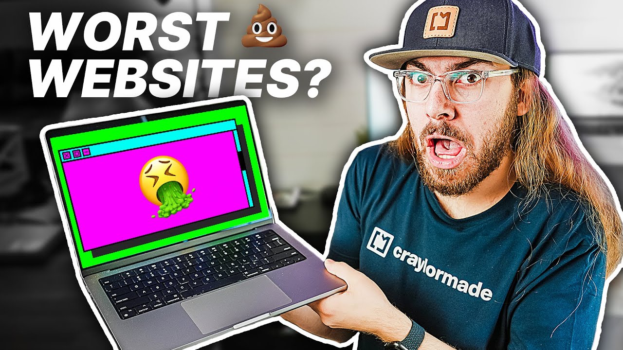 Reacting to CRAPPY Websites! 🤢