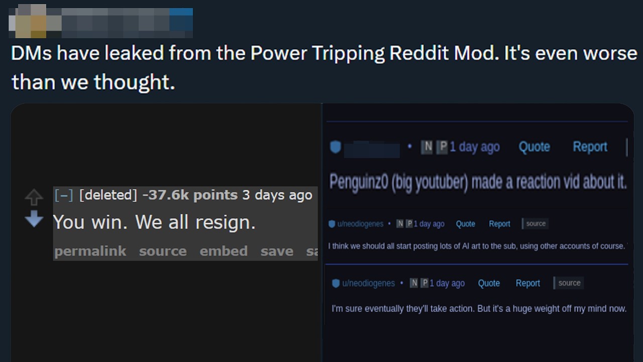 Последнее обновление информации о сбое в работе модераторов r/Art на Reddit.