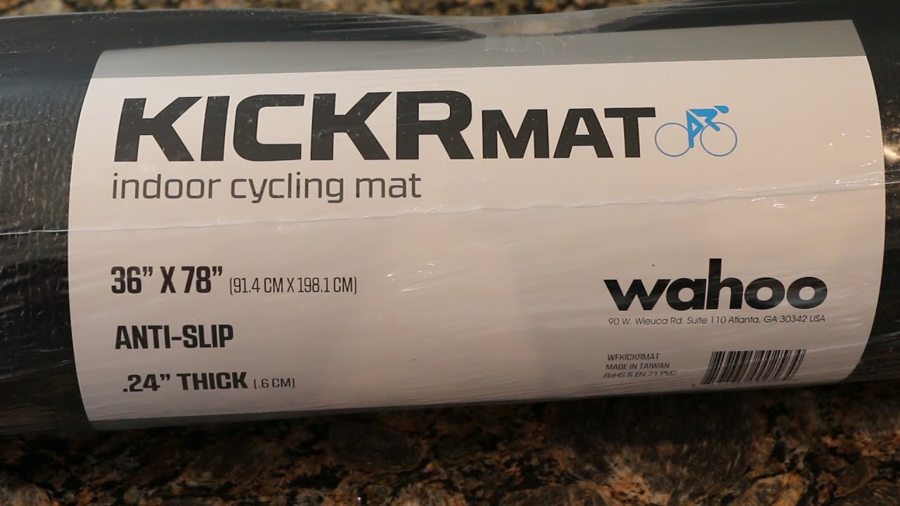 Wahoo KICKR MAT - Indoor Cycling Mat Impressions