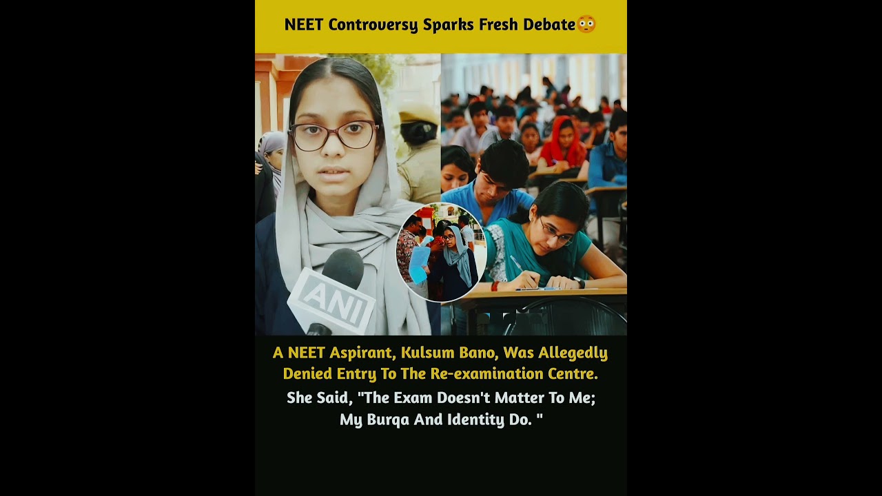 Denied Entry For Burqa? NEET Aspirant&rsquo;s Big Statement! 🛑 #Shorts