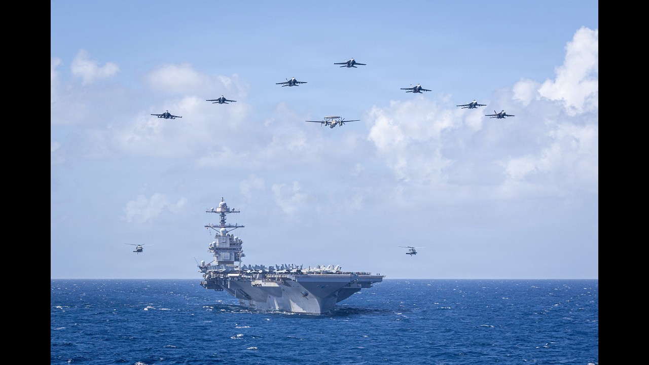 USS Gerald R. Ford Showcase [RAW FOOTAGE 4K]