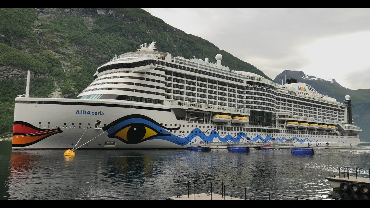 4K AIDAperla Meine Kreuzfahrt in Norwegens Fjorde - Auslaufen in Hamburg (HORN BATTLE) 19.06.2024