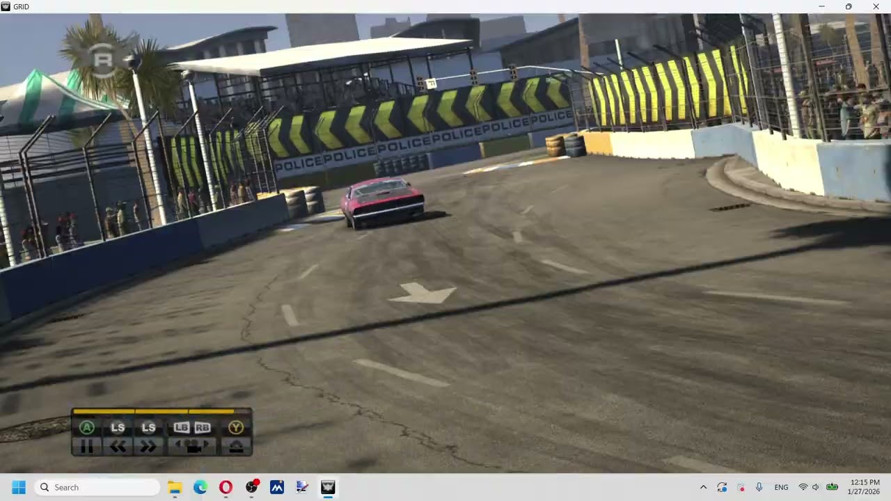 Race Driver GRID Best Replays 254 Long Beach SC B PLYMOUTH AAR CUDA #2 Billy Kent