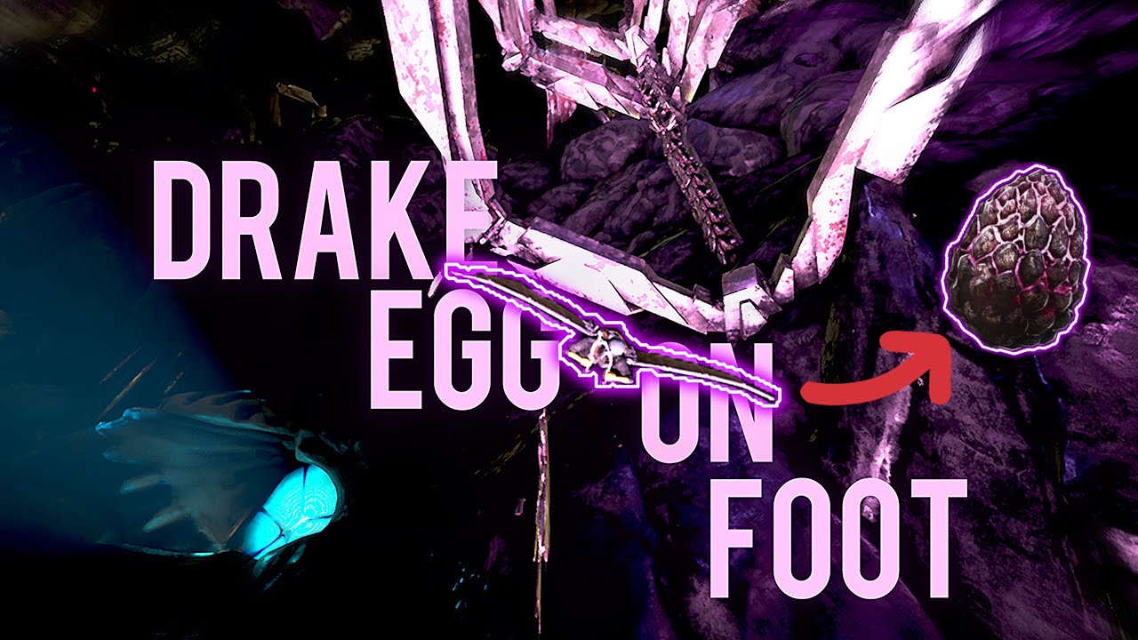 Rock Drake Egg on FOOT! Ark UME Solo PvP Series S1 #6