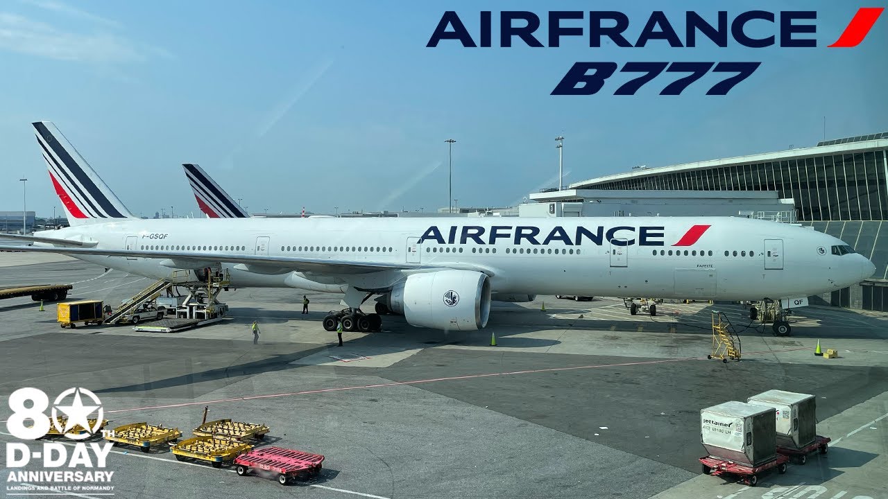 🇺🇸 New York JFK - Paris CDG 🇫🇷 Economy Class Air France Boeing 777-300ER FLIGHT REPORT