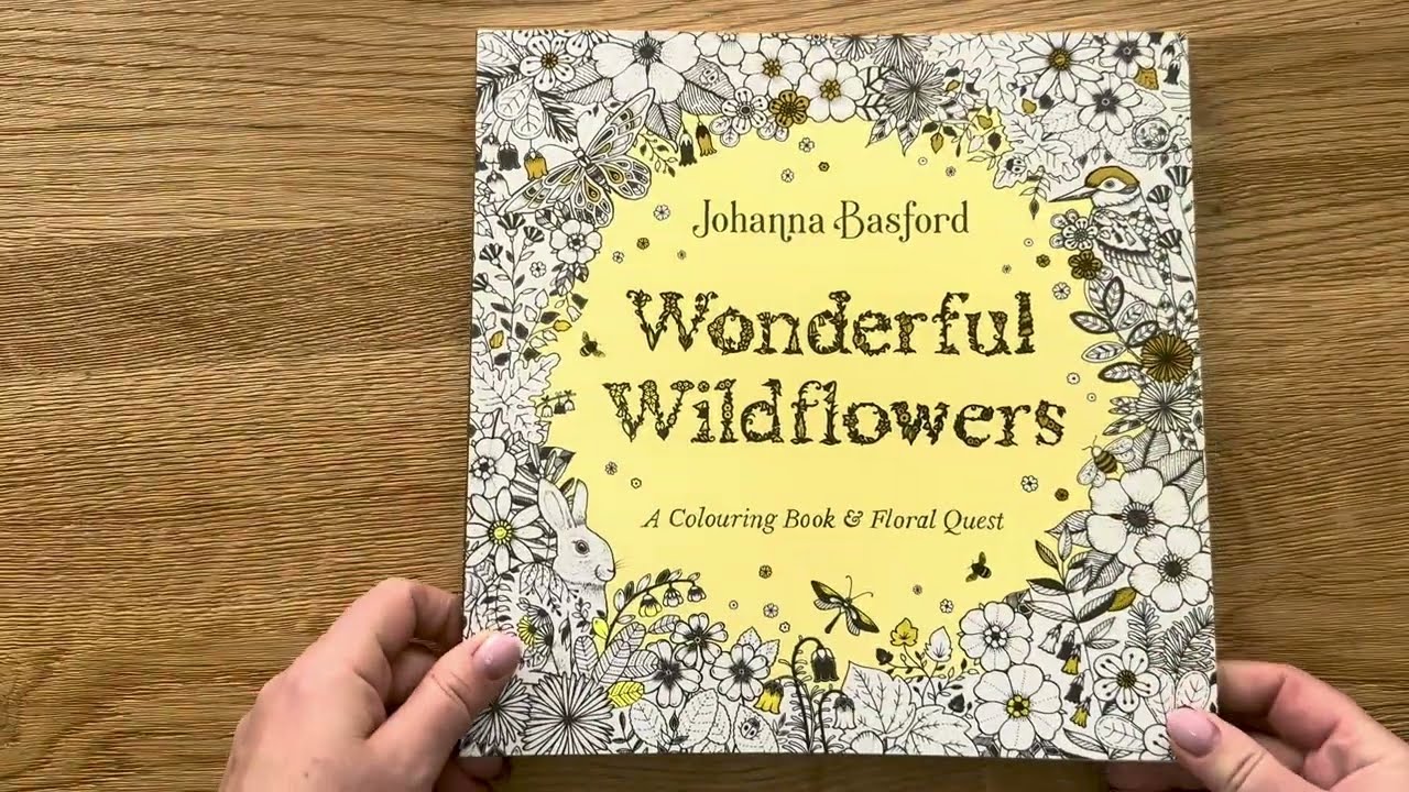 Wonderful Wildflowers new book by Johanna Basford 