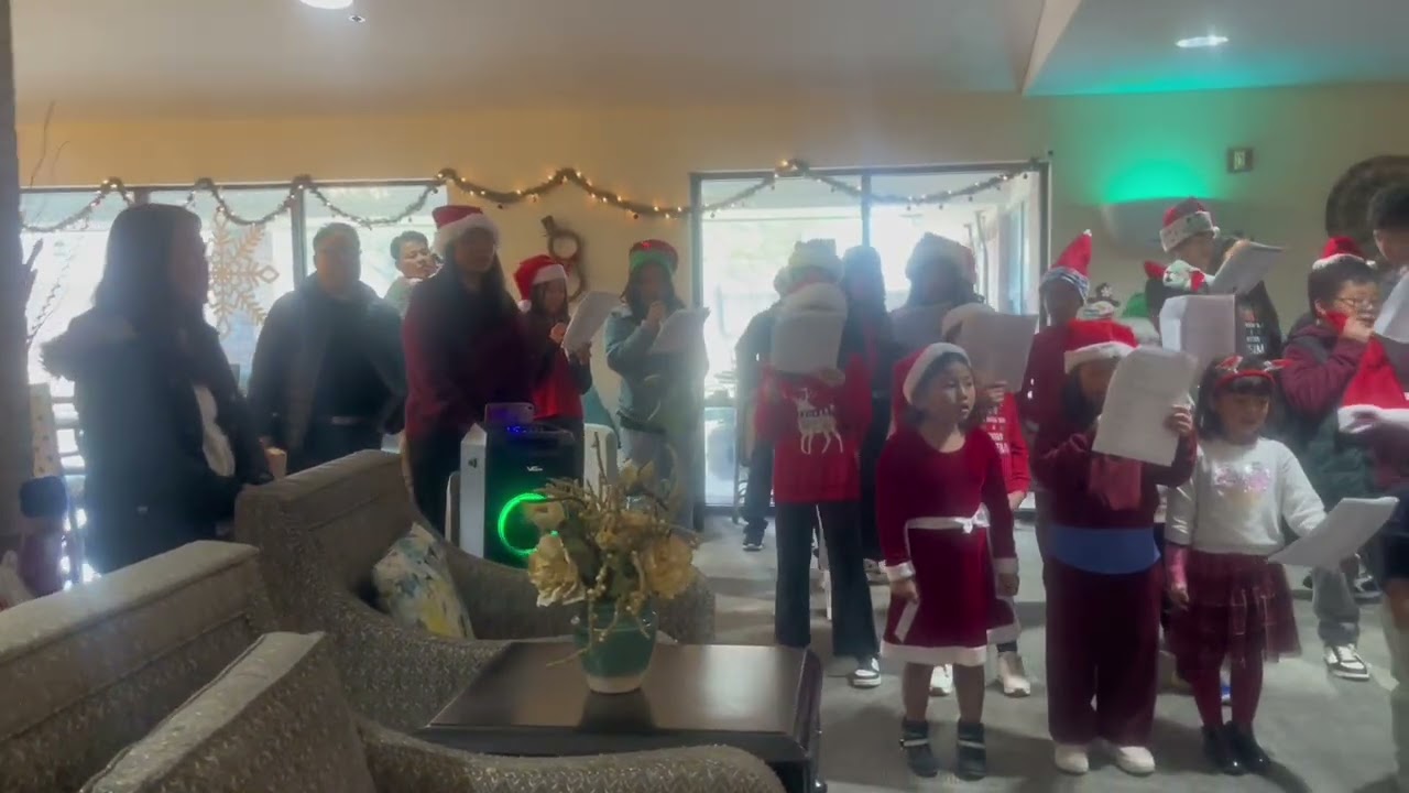 Christmas Caroling at Nursing Home  Part(3)          KWS Suday School Group 12-06-2025