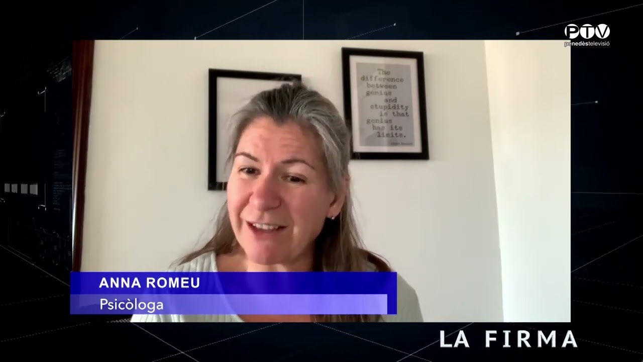 LA FIRMA. Anna Romeu, psic&ograve;loga.