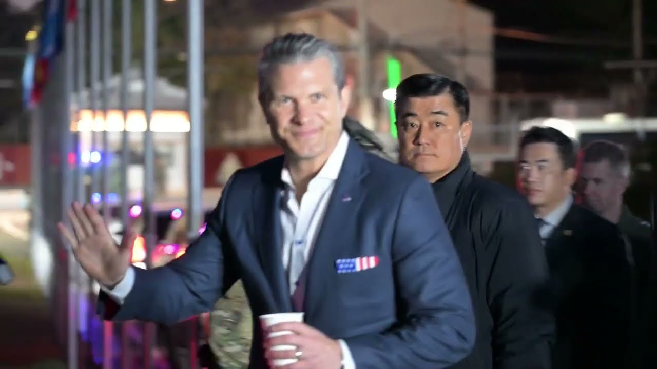 The U.S. Secretary of War Pete Hegseth visits the DMZ in South Korea