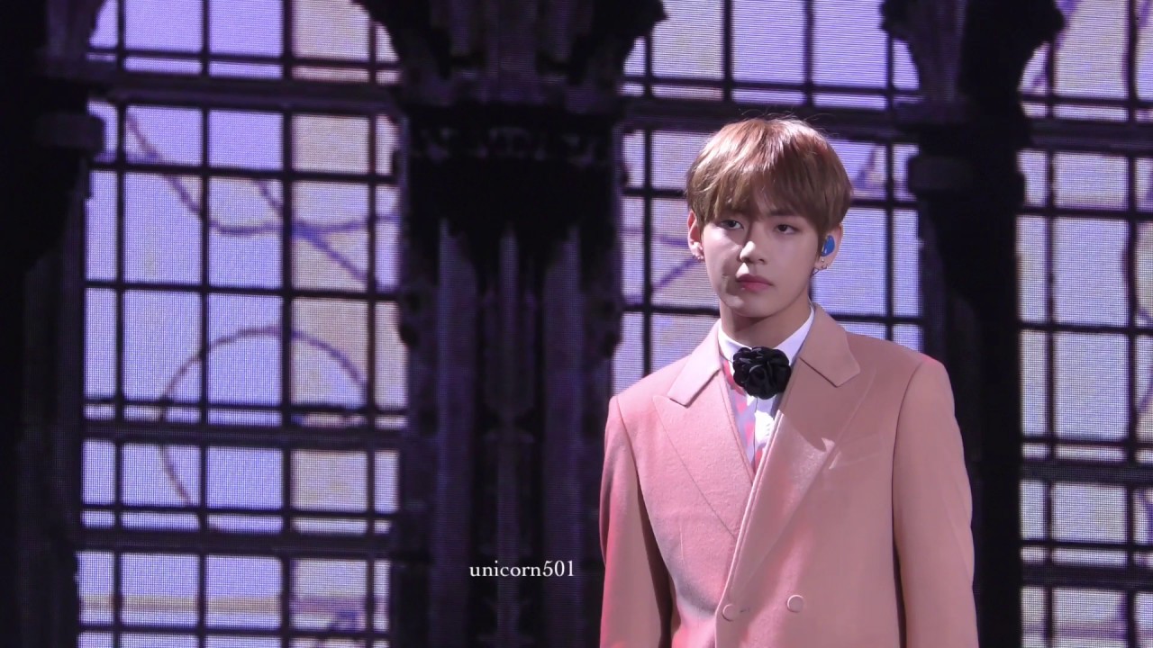 170114 BTS Without a Heart V taehyung   focus Golden Disc awards2017