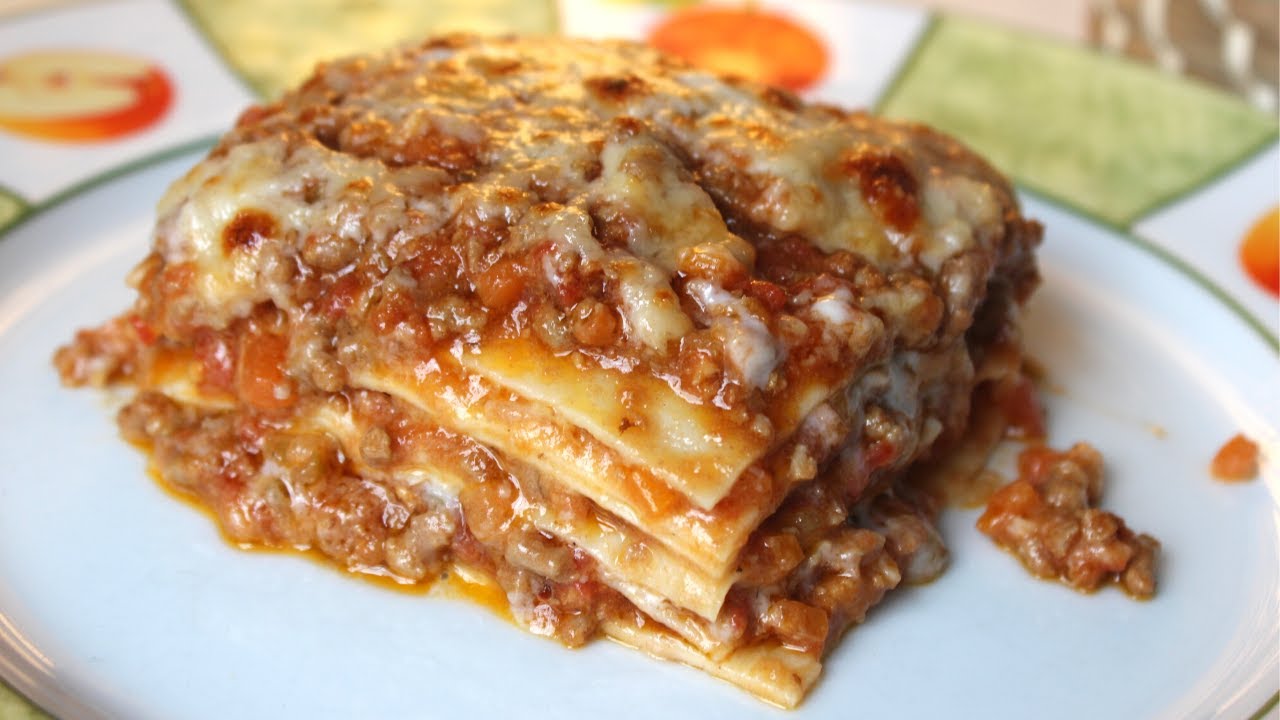 La mejor lasaña de carne que has probado en tu vida. No la harás de otra manera.