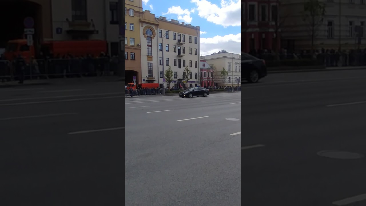 Moscow.Victory Day, May 9, 2025. Military equipment on the Garden Ring after the parade. Fragment 67
