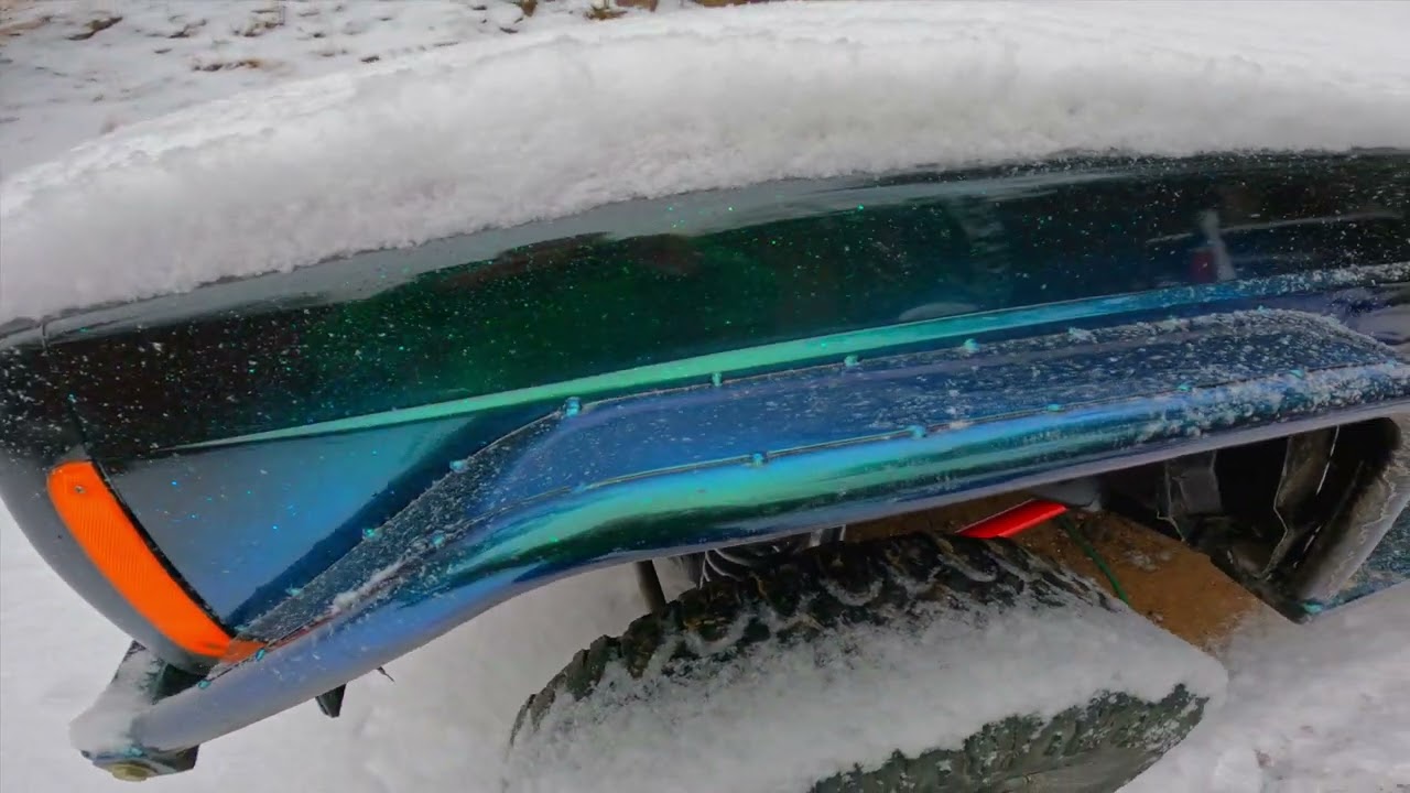 Didspade CX30 Color Changing Pearl and Neptune Color Changing Flake over Rustoleum ?! In 4K