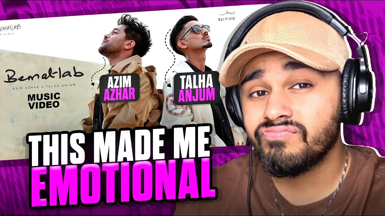 Bematlab - Asim Azhar ft. Talha Anjum Reaction Video