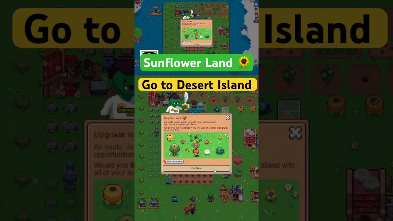 Go to Desert Island #sunflowerland #playtoearn #sunflowerlandflower #baboo #baboocoin