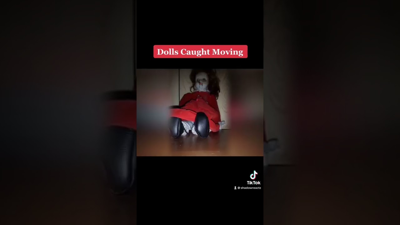 Creepy dolls caught moving #shorts #toys