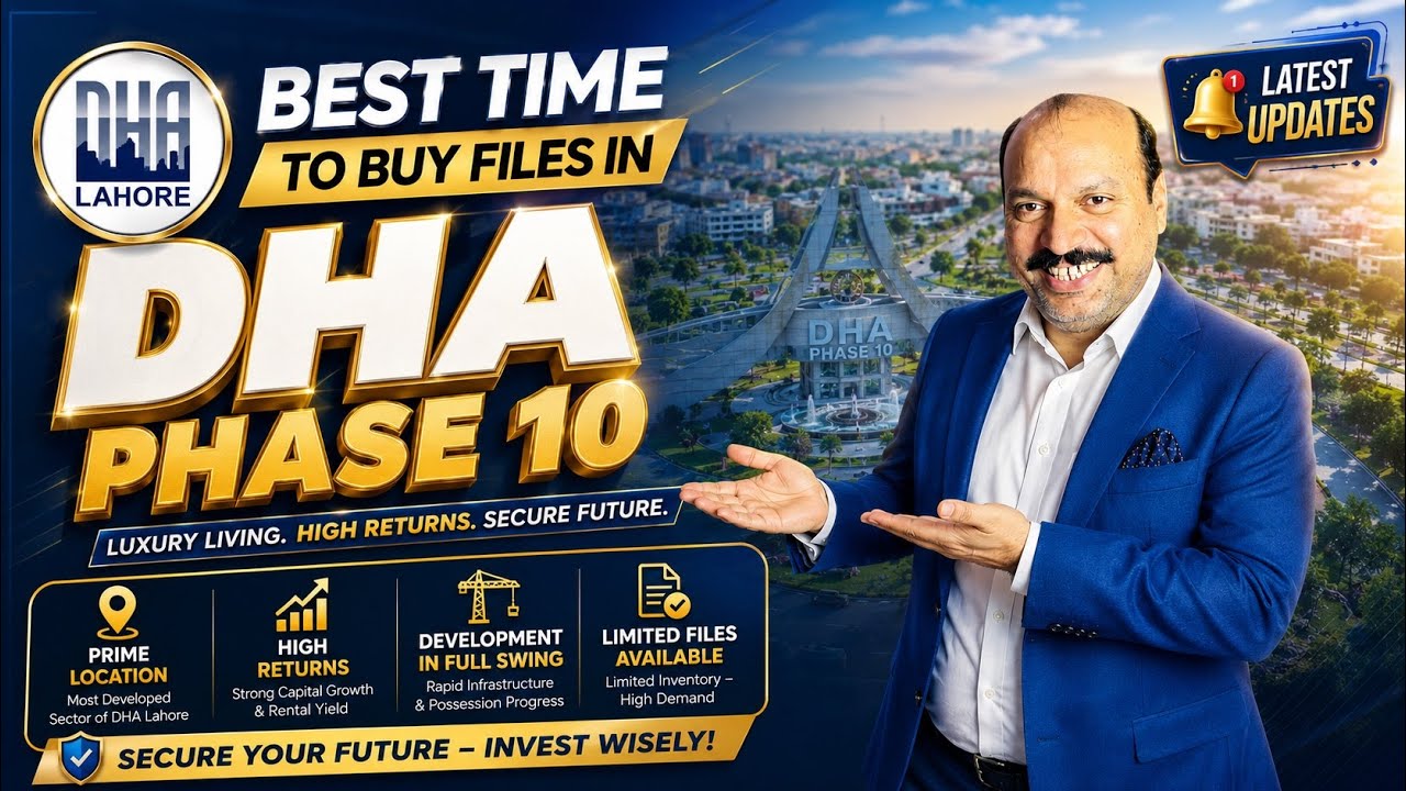 Best time to get in dha low rates high investment returns DHA phase 9 prism 03214427373