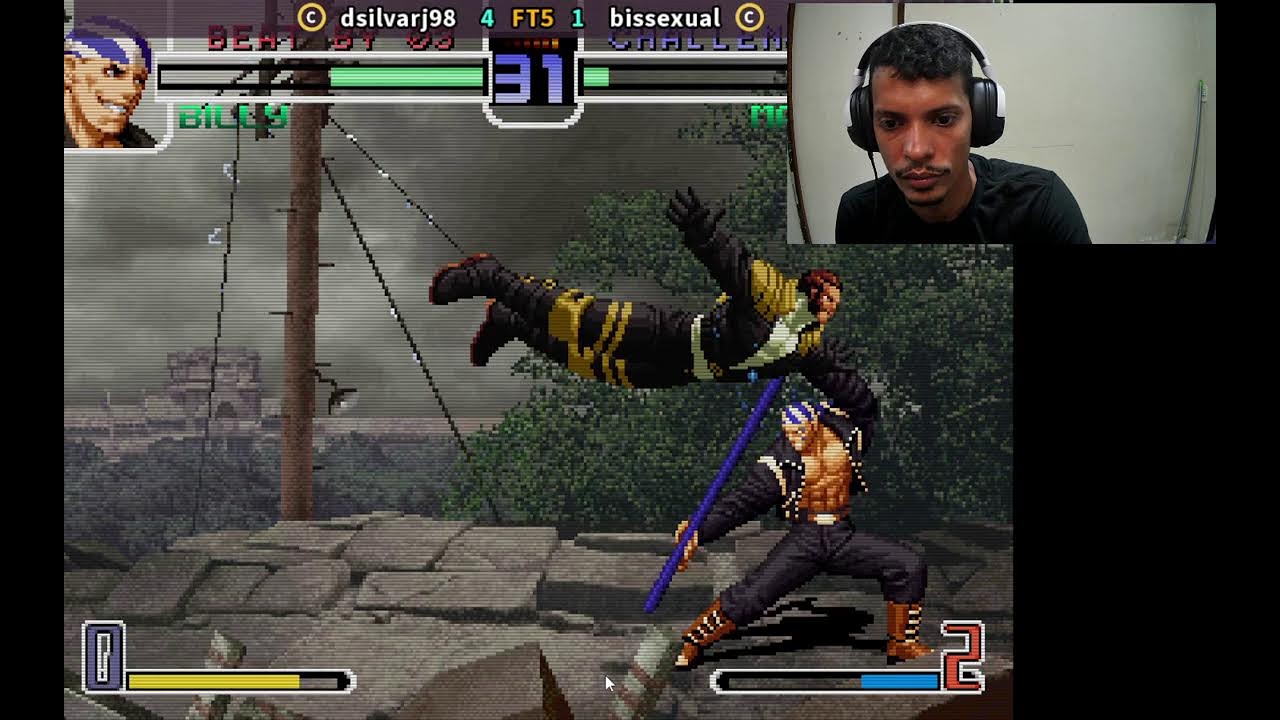 the king of fighters 2002 ao vivo