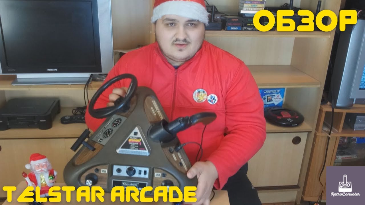 Обзор Telstar Arcade  Ретро Приставка из 70-х