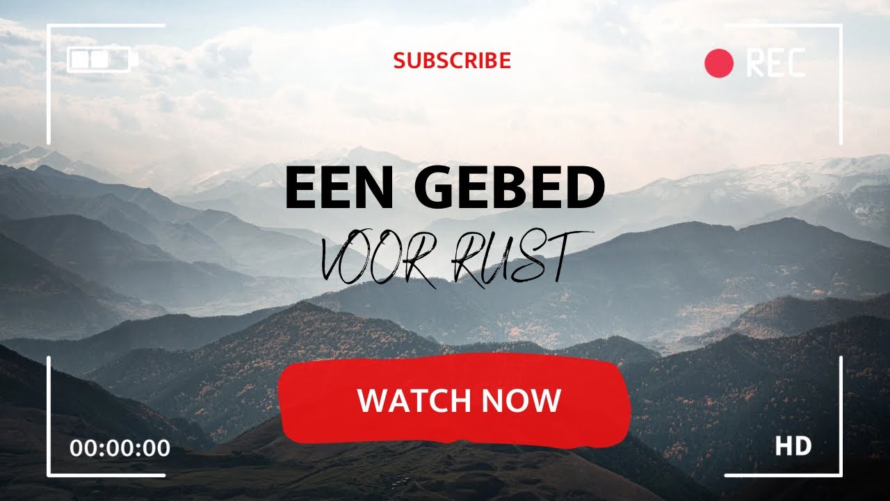 Gebed voor rust - ervaar de vrede en bid mee!
