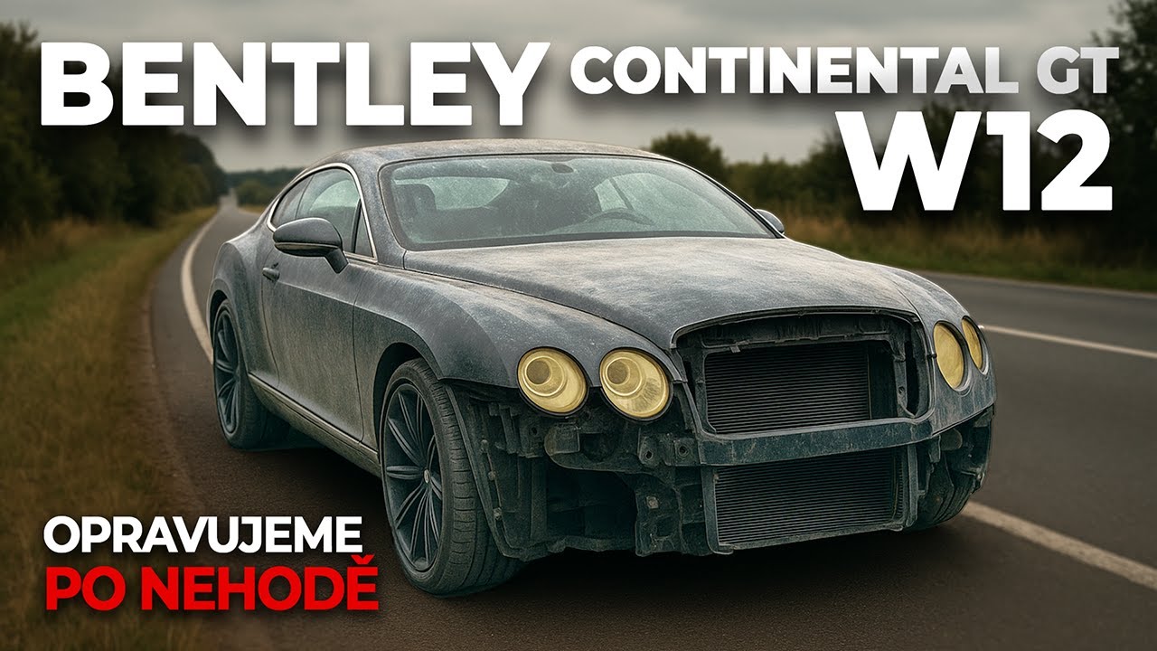 Dokážeme dostat nabourané Bentley Continental GT zpátky na silnice?