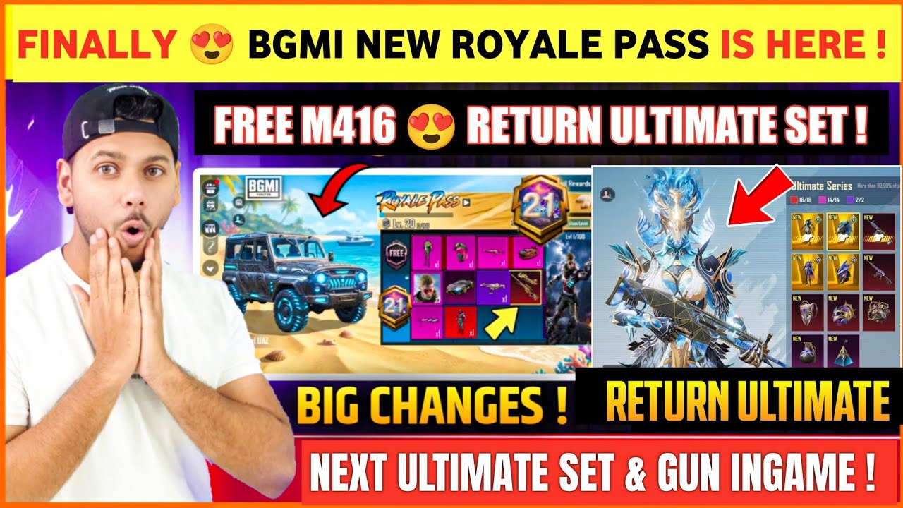 BIG CHANGE 🤩 Bgmi New Royale Pass | Bgmi Next Ultimate Set | Next Royal Pass Bgmi | 4.6 Update Bgmi