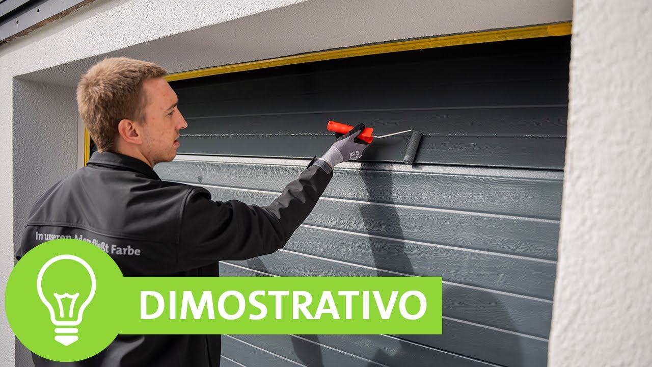 Verniciatura di un portone di un garage - Istruzioni passo per passo