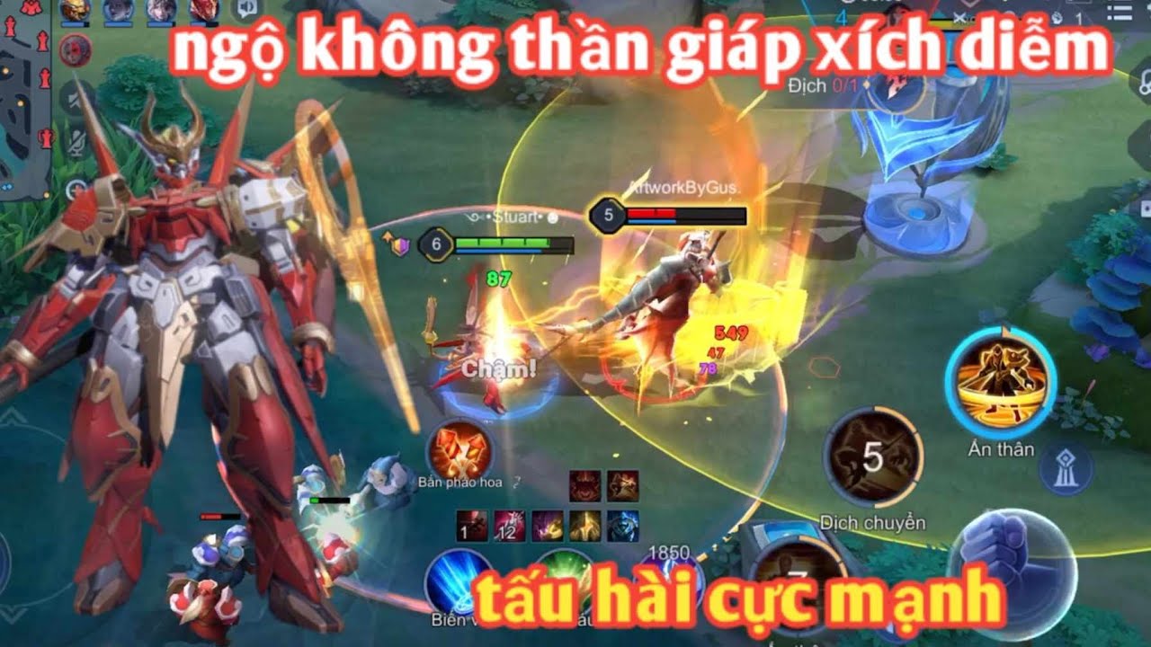 Liên Quân _ Lâu Lắm Mới Cầm Ngộ Không Tấu Hài | Troll Team Bạn Thế Này Sao Mà Ngậm Được Mồm