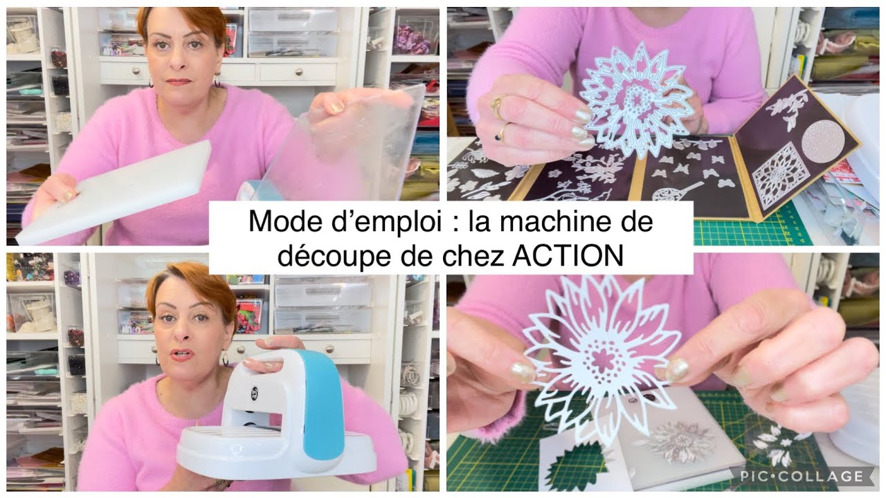 Mode d’emploi de la machine de découpe de chez ACTION 🌸 scrap passion 🌸
