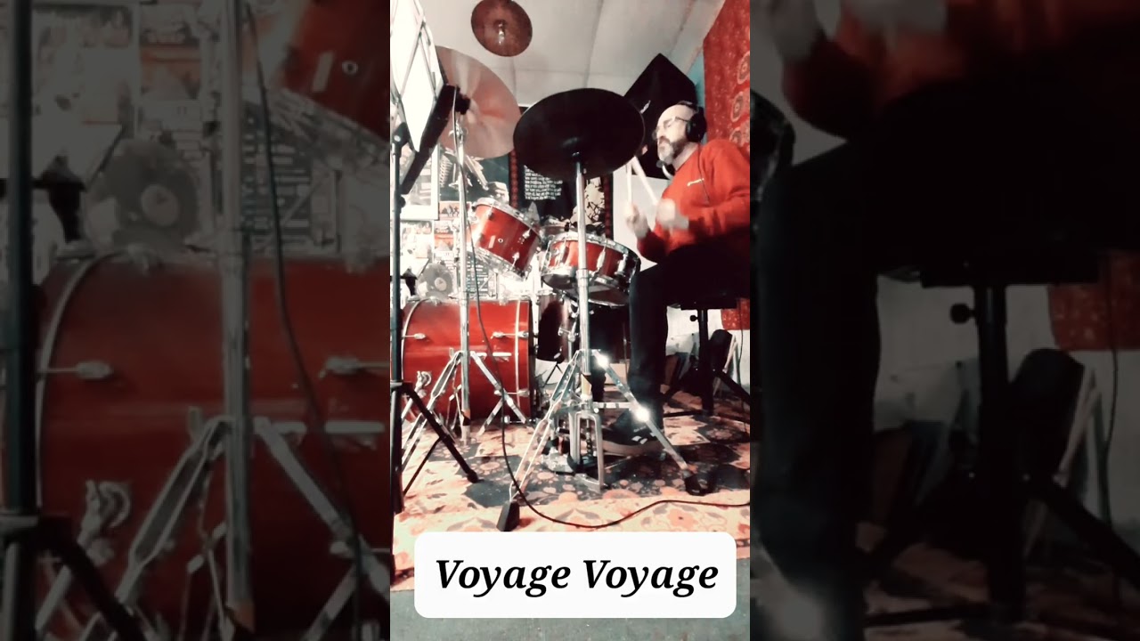 Voyage Voyage #drumcover #drums #desireless