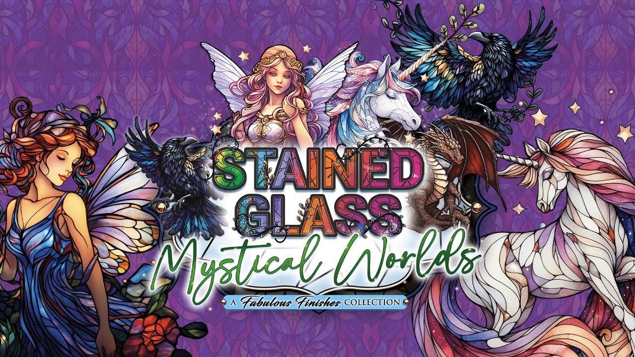 Stained Glass Mystical Worlds Collection!